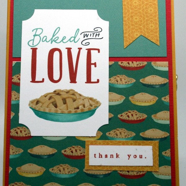 20230194 Pie Baker Cook Thank You Card