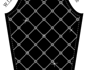 Patrón de diamantes de imitación 10ss, tamaño de corte 3 mm. Solo descarga.