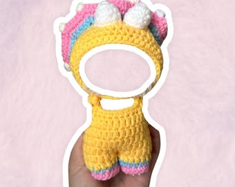 Dinosaur Costume Set for 17 cm Collectible Figures | Mini Doll Clothes