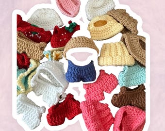 Overalls/Dresses/Costumes for 10 cm Collectible Figures | Mini Doll Clothes