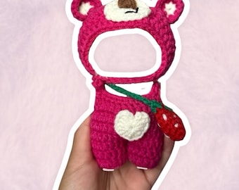 Lotso Inspired Costume Set for 17 cm Collectible Figures | Mini Doll Clothes