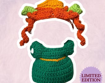 LIMITED EDITION | Princess Fiona from Shrek Costume Set for 17 cm Collectible Figures | Mini Doll Clothes