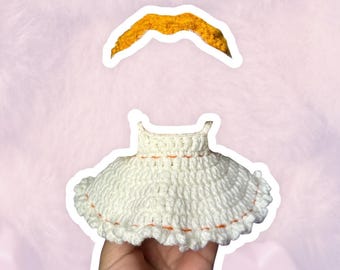 Angel Costume Set for 17 cm Collectible Figures | Mini Doll Clothes