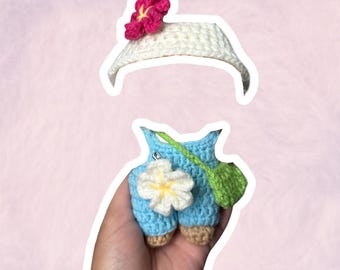 Conjunto de mono de jardinero para figuras coleccionables de 17 cm / Ropa para mini muñecas
