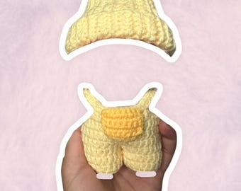 Yellow/Light Blue Overalls Set for 17 cm Collectible Figures | Mini Doll Clothes