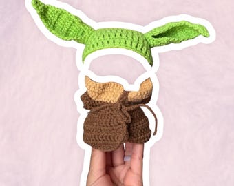 Yoda Costume Set for 17 cm Collectible Figures | Mini Doll Clothes
