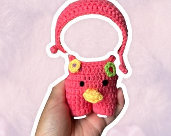 Handmade Crochet Duck Outfit | 17cm Doll Costume