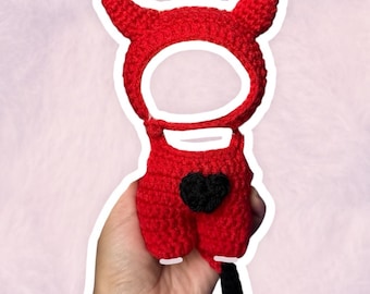 Devil Costume Set for 17 cm Collectible Figures | Mini Doll Clothes