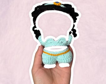 Princess Jasmine Costume Set for 17 cm Collectible Figures | Mini Doll Clothes