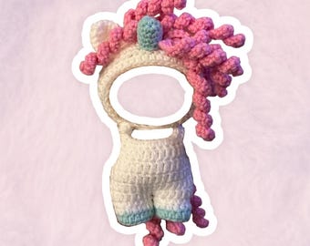 Conjunto de disfraz de unicornio para figuras coleccionables de 17 cm / Ropa para mini muñecas