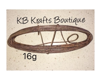 Rusty Craft Wire  16 gauge, 30 ft