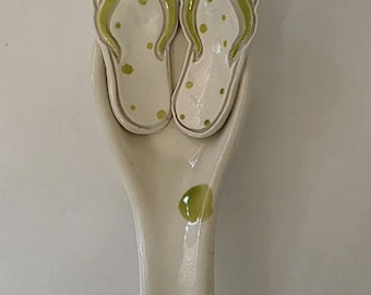 Flip Flop Spoon Rest ,Ready to ship Spoon Rest