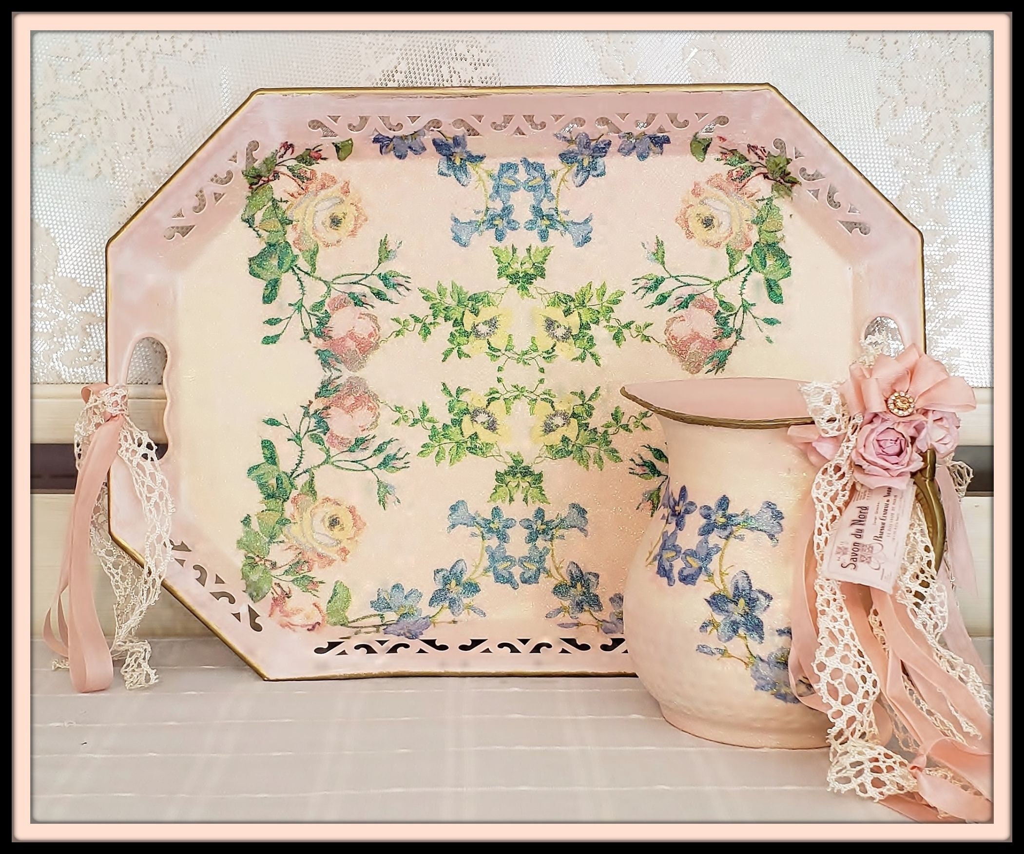 pichet Et Plateau Vintage