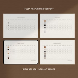 Interior Design FF&E Schedule Template | Interior Designer Timeline ...