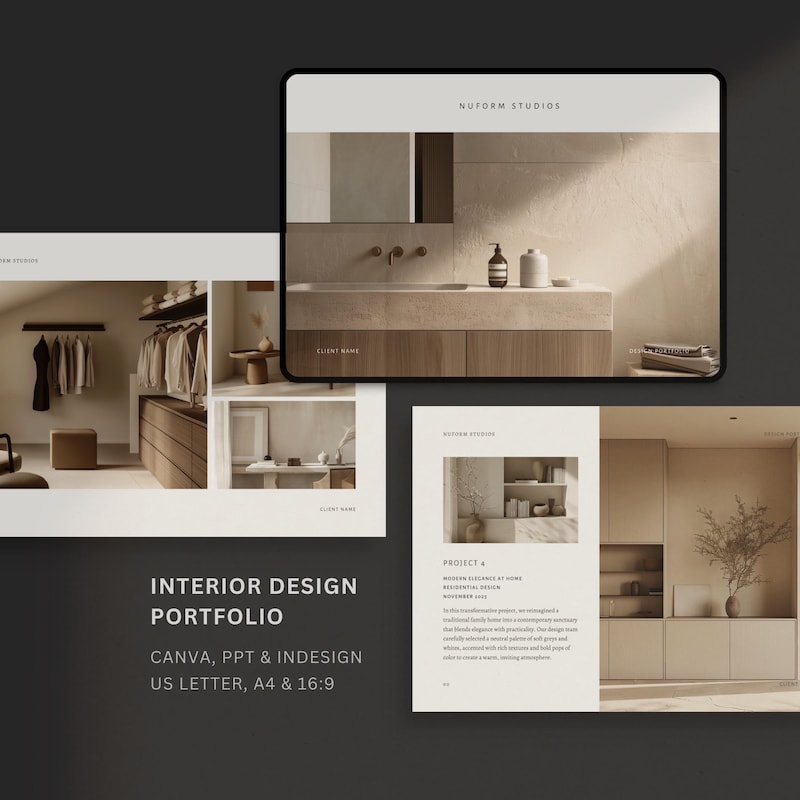 Template Interior Powerpoint - Etsy UK