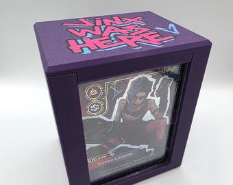 Riftbound Jinx Magnetic Deck Box with Display Window