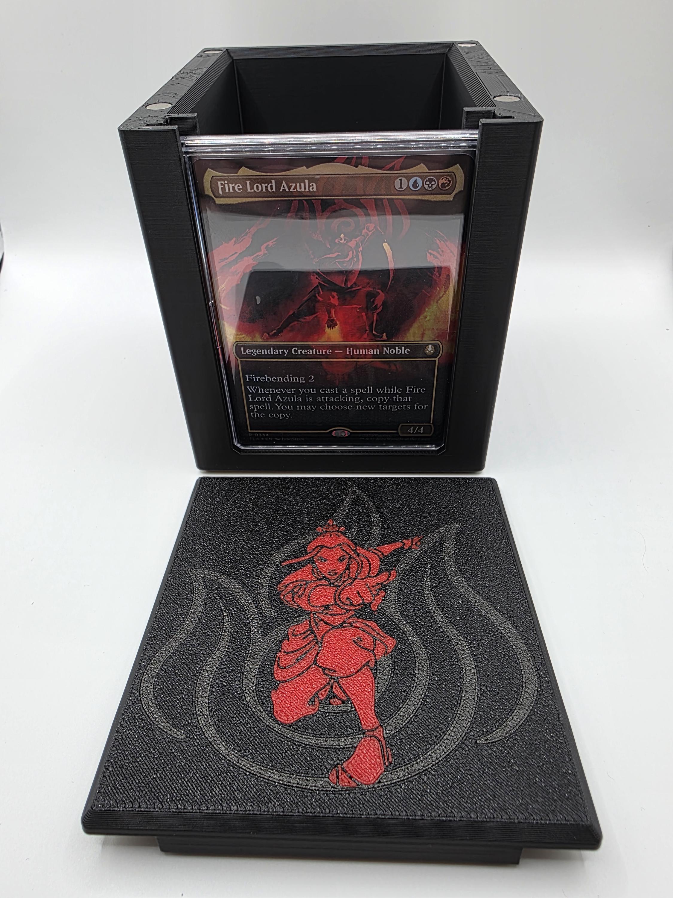 Magic the Gathering Azula Commander Magnetic Deck Box With Display ...