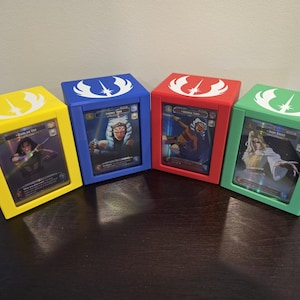 Star Wars Unlimited Jedi Order Magnetic Deck Box with Display Window