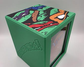 Magic the Gathering TMNT Commander Magnetic Deck Box with Display Window