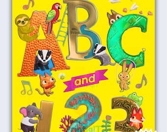 Smart Start ABC 123 Activity Book | 64 Printable Pages | Toddler Learning Book | Preschool Printable PDF | Instant Download