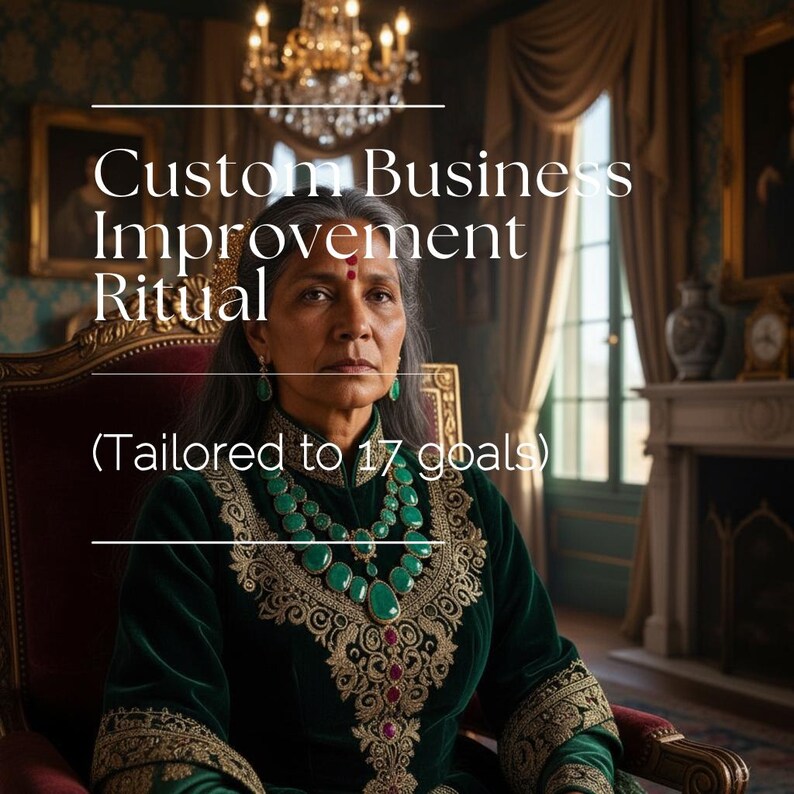 Custom Business Improvement Ritual (tailored to 17 Goals) - Etsy