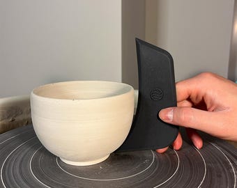 Premium pottery tool / turning aid – valuri Pottery Rib 04 – pottery rib / pottery tool / template