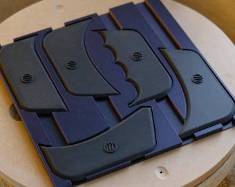 Premium Töpferwerkzeug / Drehhilfe – valuri Pottery Rib Set – Töpferrippe / Pottery Tool / Schablone