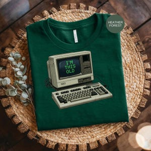 Retro Computer Tee: Vintage Tech Design, Funny Geek Culture Shirt | Classic Style, Gift for Tech Enthusiasts