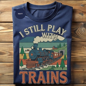 Train Lover T Shirt: Vintage Steam Train Graphic - Retro Railroad Art, Unique Locomotive Illustration