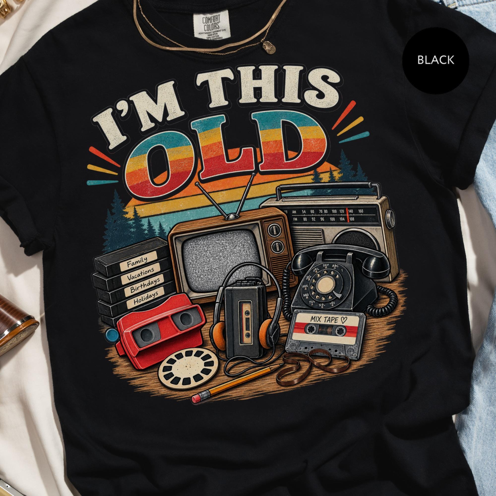 Shirt Retro 70s 80s 90s - Etsy