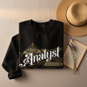 Master Analyst Shirt: Humorous Analyst Hero Design - Casual Data Analytics Tee, Gift for Analysts, Office Wear