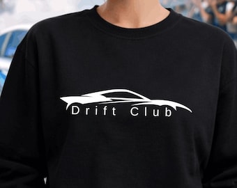 Minimalist Drift Club T-Shirt, Car Enthusiast Tee