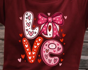 LOVE Graphic Sweatshirt, Valentine's Day Unisex Top