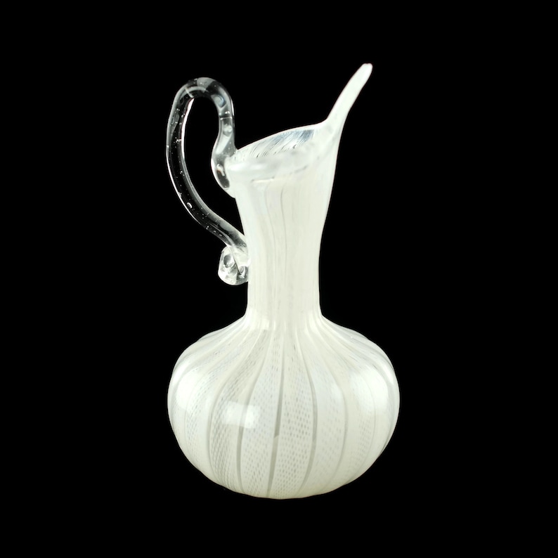 Antique Hand Blown Murano Glass Ewer - Etsy