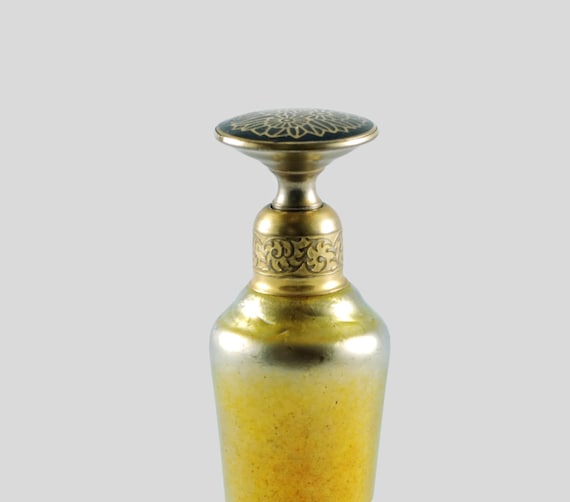 Antique Steuben Aurene Perfume Cologne Vintage Steuben Art Glass Perfume