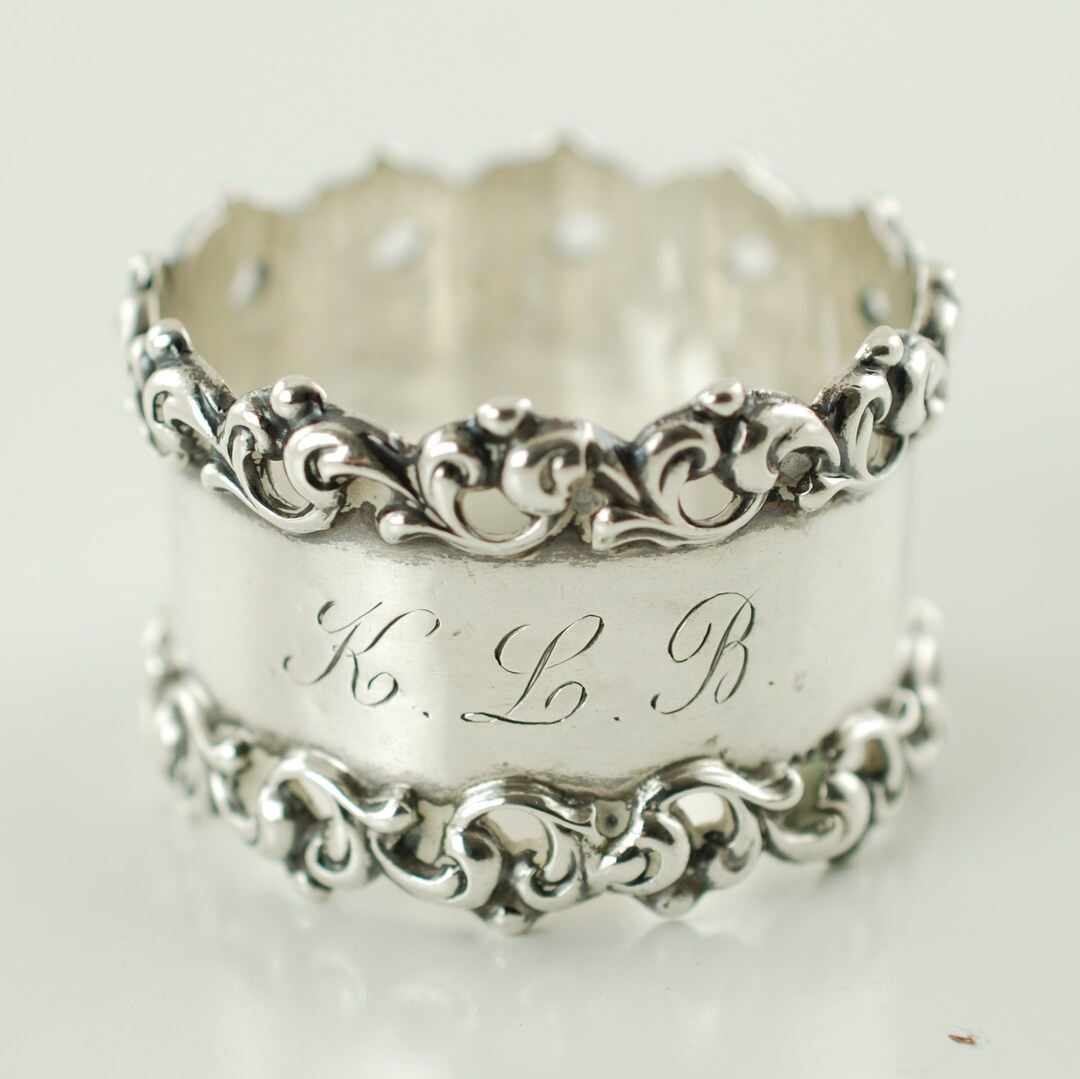 Antique Towle Sterling Silver Napkin Ring 108 Etsy