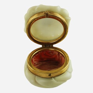 Antique Wave Crest Helmschmied Swirl Pattern Hand Painted Dresser Box C ...