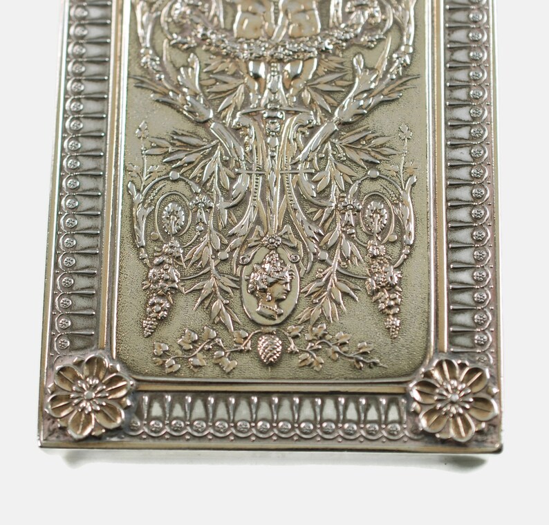 Antique Gorham Sterling Silver Calling Card Case with Repousse Etsy