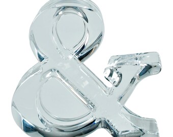 Pisapapeles vintage Tiffany & Co Crystal Ampersand