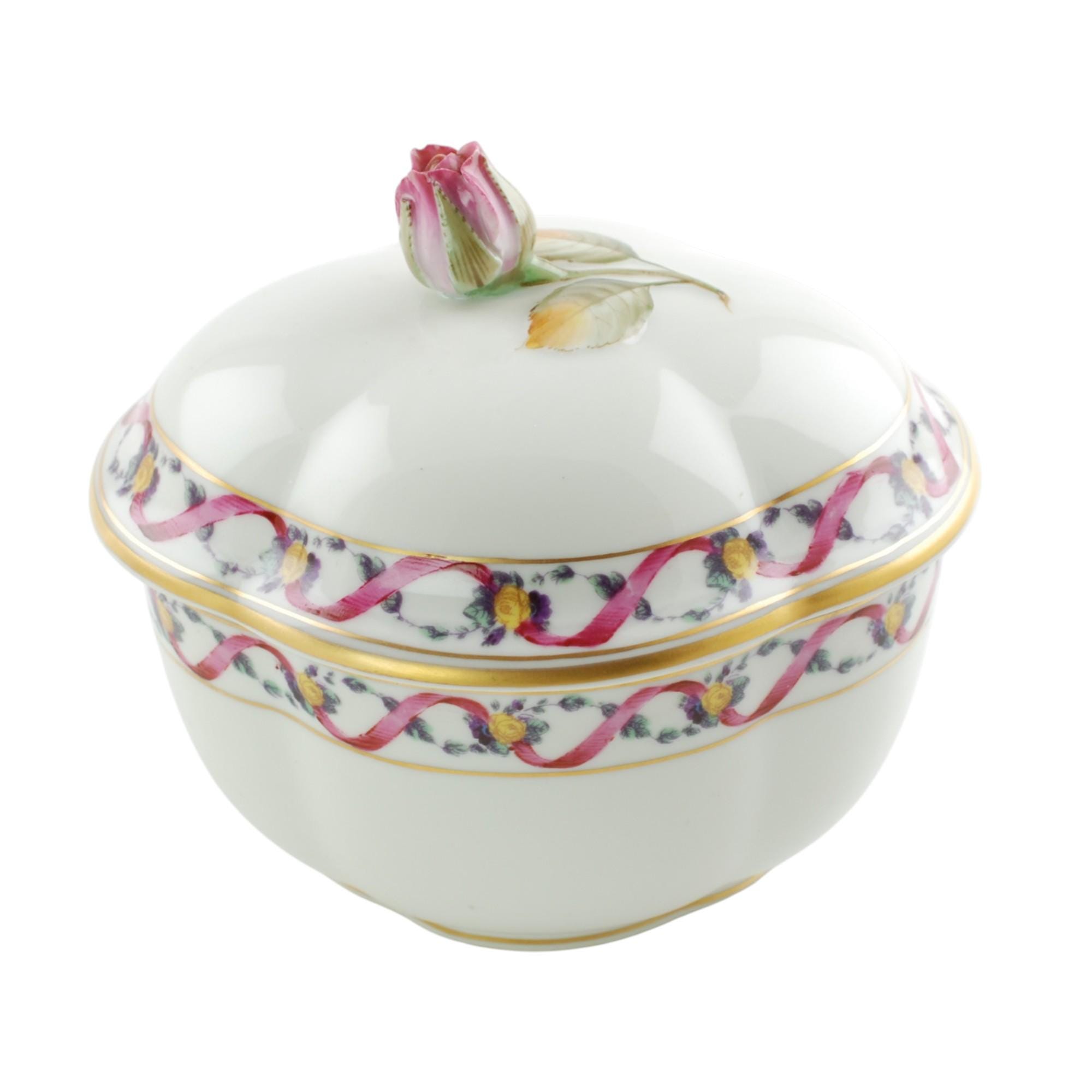 【リチャード・ジノリ】蓋付き小物入れ ヴィンテージ リチャード・ジノリ イタリア ラパッロ 蓋付き小物入れ