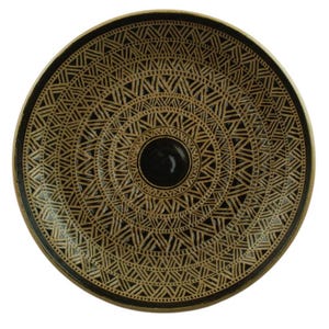Large Vintage Studio Art Pottery Sgraffito Bowl, Artist Signed and Dated 1984