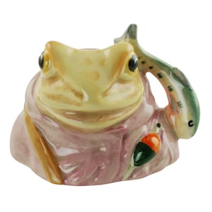 Vintage Beswick Beatrix Potter Jeremy Fisher Porcelain Frog Character Jug