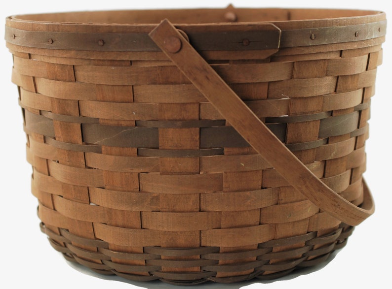 Vintage Longaberger J.W. Collection 1985 Edition Apple Basket Etsy