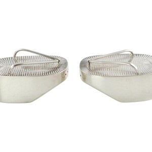 Vintage Japanese 950 Sterling Silver Geishsa Maiko Okobo Sandal Salt and Pepper Shakers, Asahi Shoten image 5