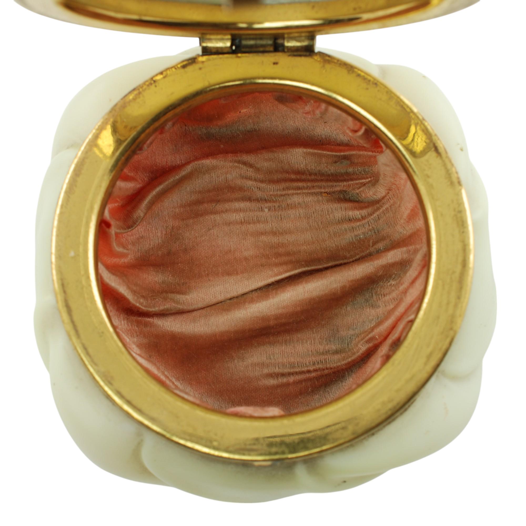 Antique Wave Crest Helmschmied Swirl Pattern Hand Painted Dresser Box C ...