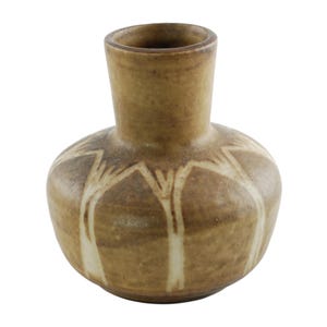 Vintage Johannes Andersen Denmark Incised Ceramic Vase