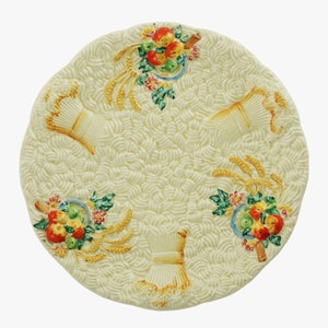 Vintage Clarice Cliff &#39;Celtic Harvest&#39; Scalloped Edge 8.75&quot; Plate