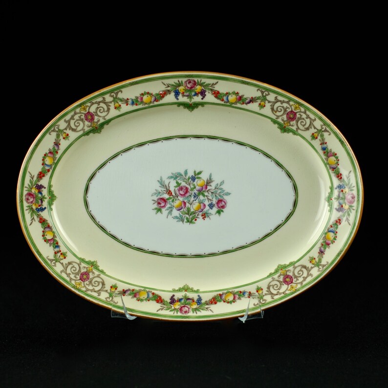 Antique Mintons Bone China stratford Platter Etsy