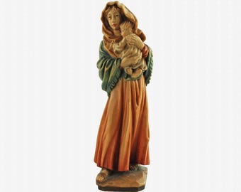 「売約済」聖母マリア像 Wood Carving by ANRI Italy Excellent 6-1/2