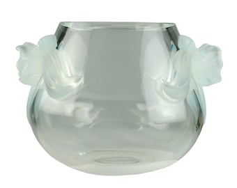 ラリックのクリスタル花瓶 極上の逸品】LALIQUE ラリック